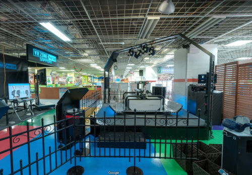 VR ZONE Portal namco札幌エスタ店の遊具前